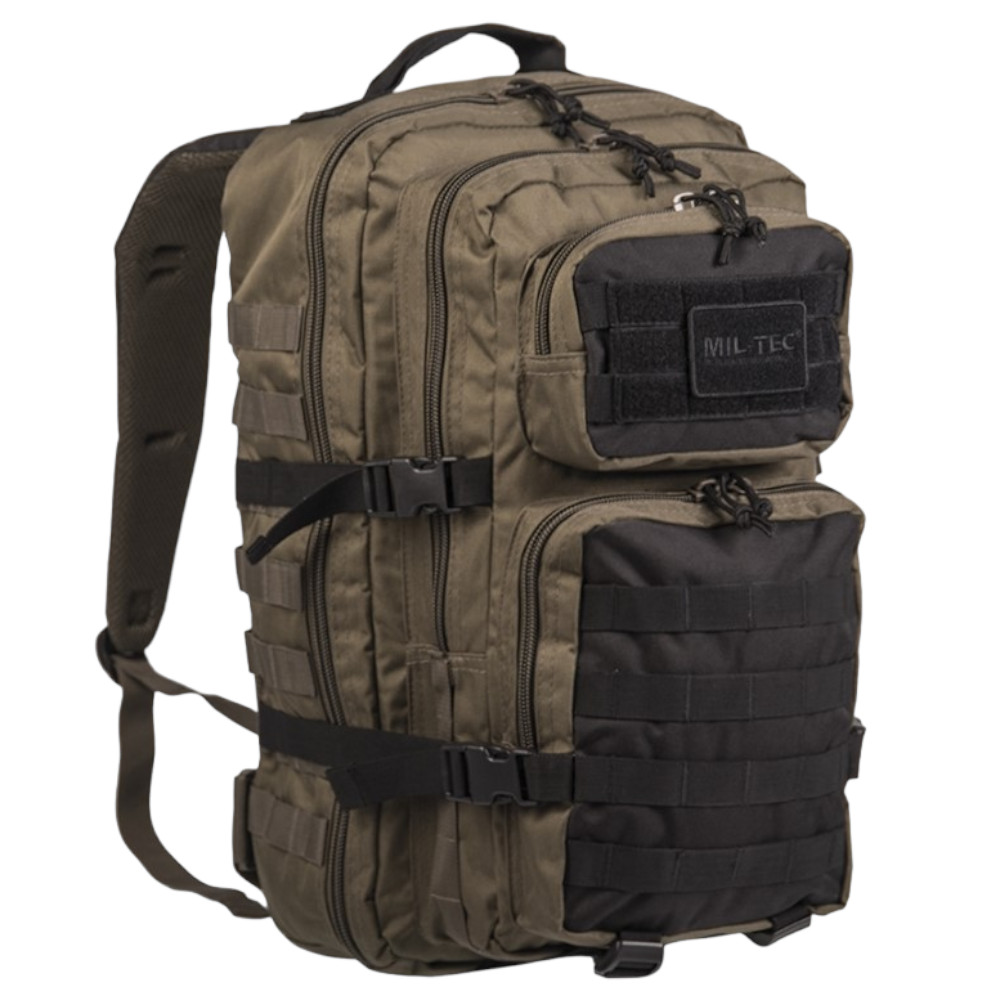 MIL TEC US ASSAULT LARGE HÁTIZSÁK GREEN SCHWARZ 36L raptor