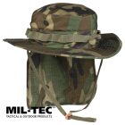 MIL-TEC British Woodland Rip-Stop Boonie kalap "L" méret