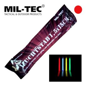 MIL-TEC fényrúd 1,5x15cm piros színű