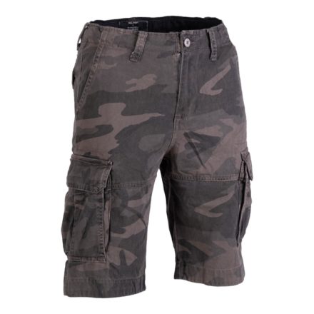 Mil-Tec US Vintage Shorts koptatott taktikai rövidnadrág " L " - dark camo