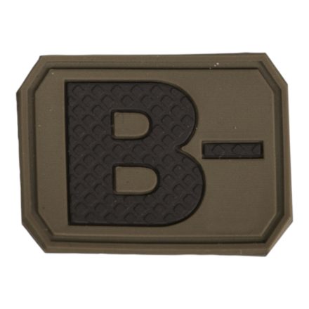 Vércsoportjelző "B" NEGATÍV – olive – RAPTOR