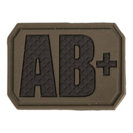 Vércsoportjelző "AB" POZITÍV - olive