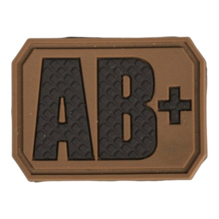 Vércsoportjelző "AB" POZITÍV – dark coyote – RAPTOR