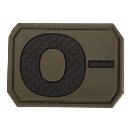 Vércsoportjelző "0" NEGATÍV - olive