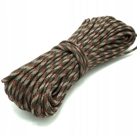 Paracord zsinór 30 m - woodland