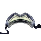 Strike System dupla lencsés taktikai védőszemüveg - fekete