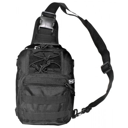 MFH Shoulder Bag, molle, black - Taktikai Mellkastáska