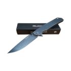 RUIKE kés P801 – SB acél, kőmosott – fekete – RAPTOR