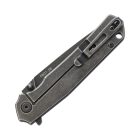 RUIKE kés P801 – SB acél, kőmosott – fekete – RAPTOR