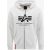 Basic Zip Hoody, kapucnis pulóver, white