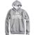 Foam Print Hoody, 17 greyheather