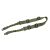 Hordszíj 2pontos bungee Olive