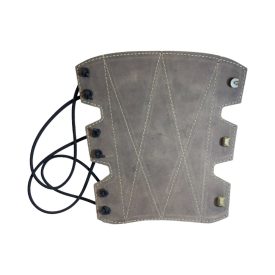 Alkarvédő bőr, gumis 5-ös, szürke