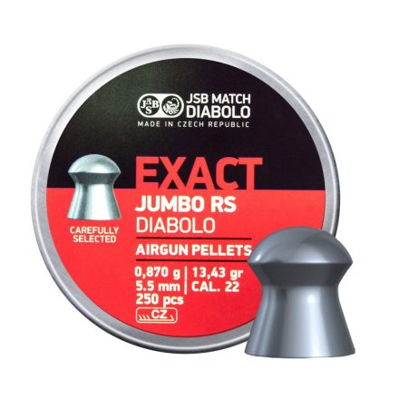 JSB Exact Jumbo RS 5,52mm 0,87g légpuska lövedék, 250db