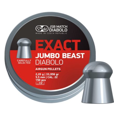 JSB Exact Jumbo Beast 5,52mm 2,2g légpuska lövedék, 150db