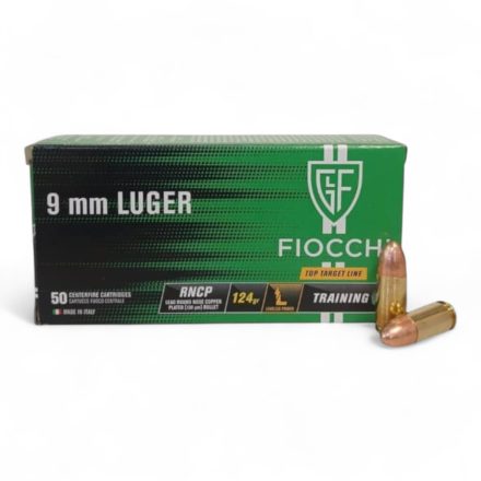 9x19 Fiocchi RNCP RAM ólommentes 124gr