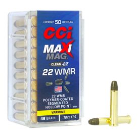 .22 WinMag CCI Maxi Mag Clean SHP 46gr 1875 FPS