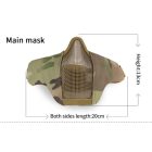 WST MINI acélhálós maszk, gyerek/női – TAN – RAPTOR