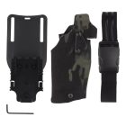 Gyorstok Glock 17 fegyverhez X300 lámpával - multicam black