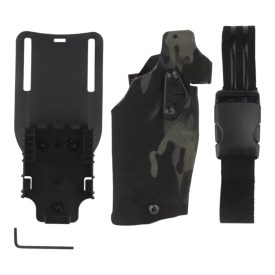   Gyorstok Glock 17 fegyverhez X300 lámpával - multicam black