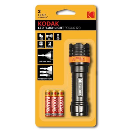 Kodak Elemlámpa Focus 120 LED (+3xAAA)