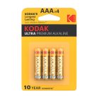 Kodak Ultra Premium Alkáli Mikro Elem AAA (1,5V) 1 csomag, 4 db