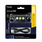Technik fejlámpa H33 1200 lumen