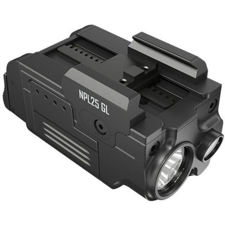 Fegyverlámpa Nitecore NPL25 GL (akkumulátoros) UHi 25 LED 900 lumen + Laser