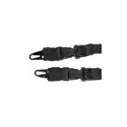 Hordszíj 2/1 pontos bungee - fekete