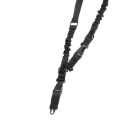 Hordszíj 2/1 pontos bungee - fekete