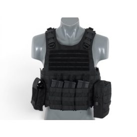 Taktikai mellény AAV FSBE V2 – fekete – RAPTOR