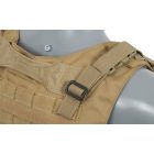 Hordszíj 1 pontos MOLLE rendszerhez, HK stílusú csattal – coyote – RAPTOR
