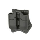 PX4/P30/USP/USP dupla pisztolytárzseb, fekete