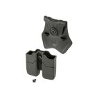PX4/P30/USP/USP dupla pisztolytárzseb, fekete