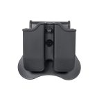 G17/G19/ACP dupla pisztolytárzseb, fekete