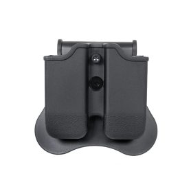G17/G19/ACP dupla pisztolytárzseb, fekete