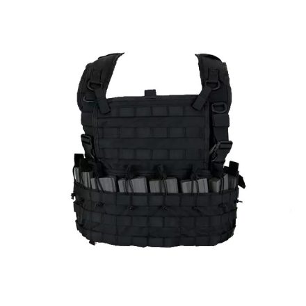 Taktikai mellény Chest Rig - fekete