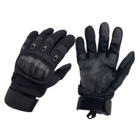 Kesztyű Military, betétes, szellőző Black "M"