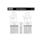 Kesztyű Military, betétes, szellőző Black "M"