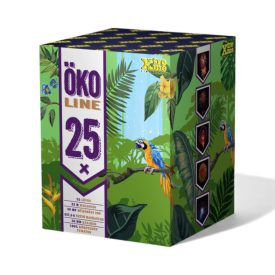   ÖKO 25 - 25 lövés 30mm környezetbarát tűzijáték telep