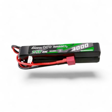 Akkumulátor 7,4V 3000mAh 25C Deans