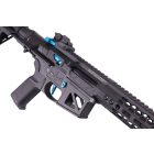 DA AR15 HEXAGON SKELETON FREYA 12,5" GEN.2 Fekete – Kék – RAPTOR