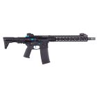 DA AR15 HEXAGON SKELETON FREYA 12,5" GEN.2 Fekete – Kék – RAPTOR