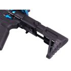 DA AR15 HEXAGON SKELETON FREYA 12,5" GEN.2 Fekete – Kék – RAPTOR