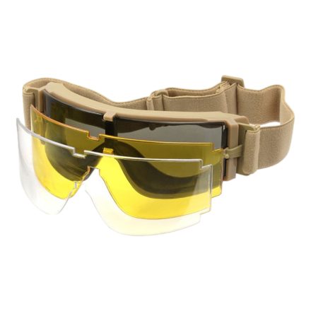 Védőszemüveg Goggles GX 1000 tan set
