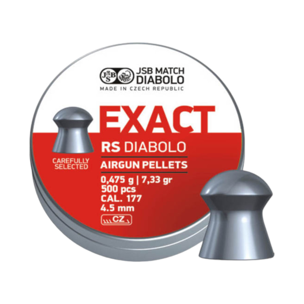 JSB DIABOLO EXACT RS cal.177 lövedék, 4,52mm, 0,475g - rapto