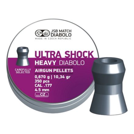 JSB Ultra Shock Heavy cal .177 lövedék, 4.52 mm