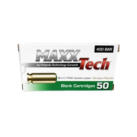 MaxxTech riasztópatron acél/réz bevonat 9mm PA