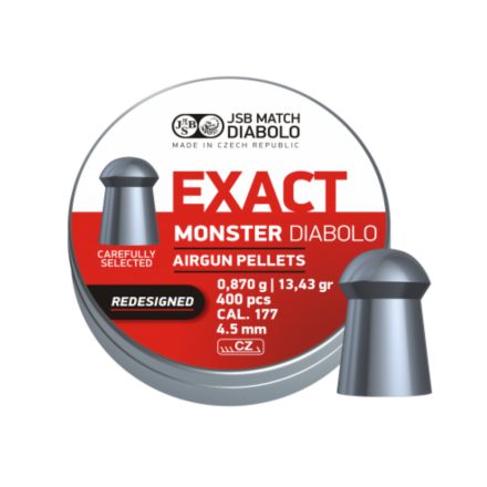 JSB DIABOLO EXACT Monster Redesigned, 4.5mm, 0,87g, 400db