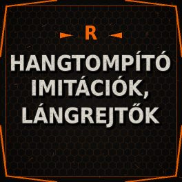 Hangtompító imitációk, lángrejtők